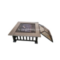 Square Table Backyard Outdoor Firepit